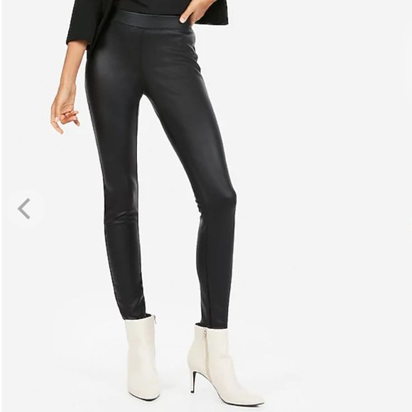 Express Vegan Leather Leggings 